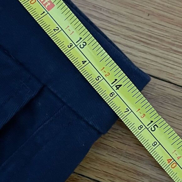 J.CREW High-rise Girlfriend Chino Pant Size 0 Navy Blue NEW Preppy Nautical - Picture 12 of 14